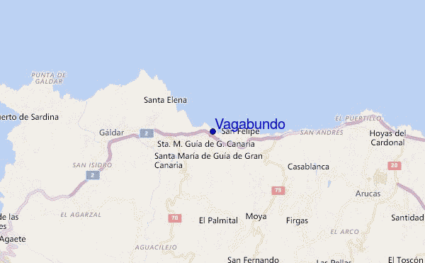 carte de localisation de Vagabundo