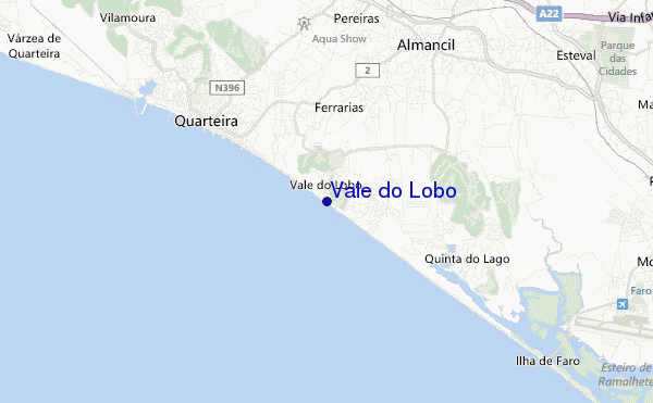 carte de localisation de Vale do Lobo