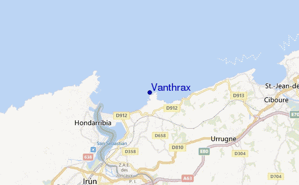 carte de localisation de Vanthrax