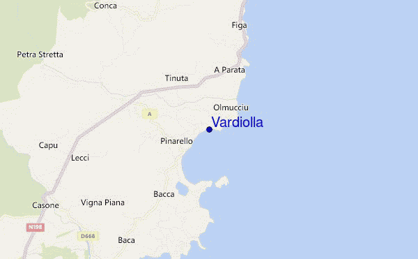 carte de localisation de Vardiolla