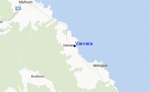 carte de localisation de Varvara