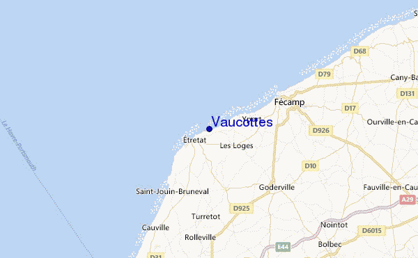 Vaucottes Location Map