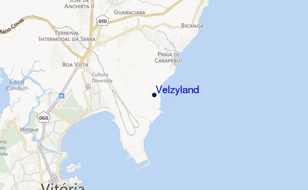 carte de localisation de Velzyland