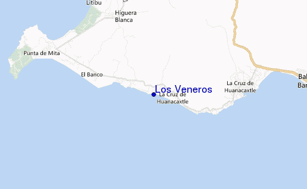 carte de localisation de Los Veneros