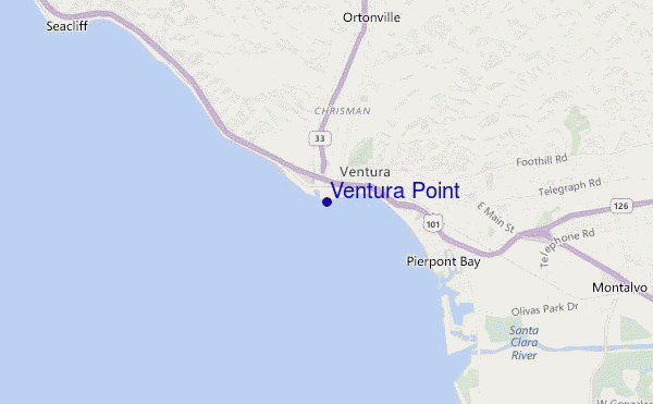 carte de localisation de Ventura Point