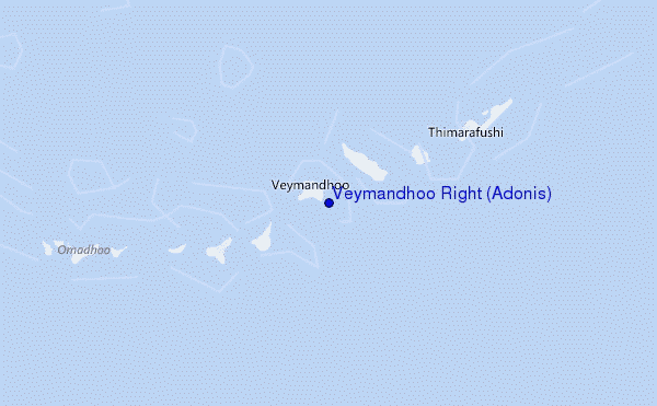 carte de localisation de Veymandhoo Right (Adonis)