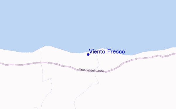 carte de localisation de Viento Fresco