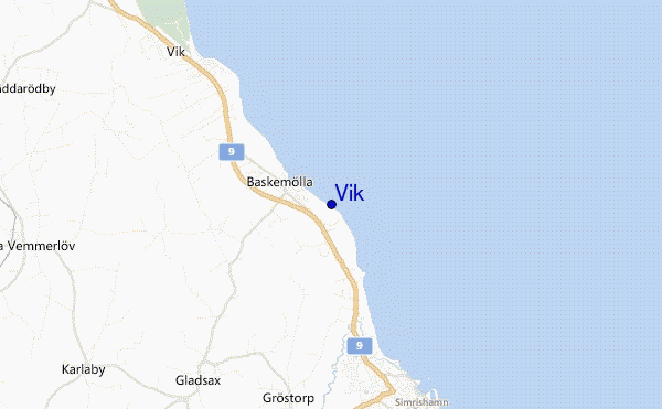 carte de localisation de Vik