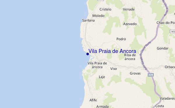carte de localisation de Vila Praia de Ancora