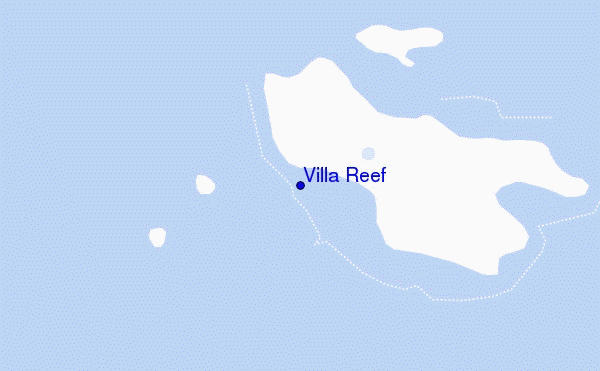 carte de localisation de Villa Reef