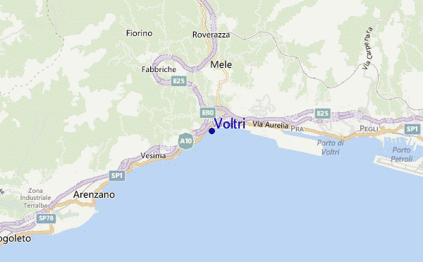 carte de localisation de Voltri