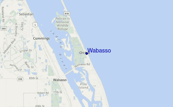 carte de localisation de Wabasso