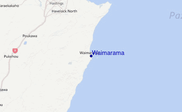 Waimarama Location Map