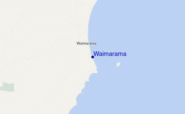 carte de localisation de Waimarama