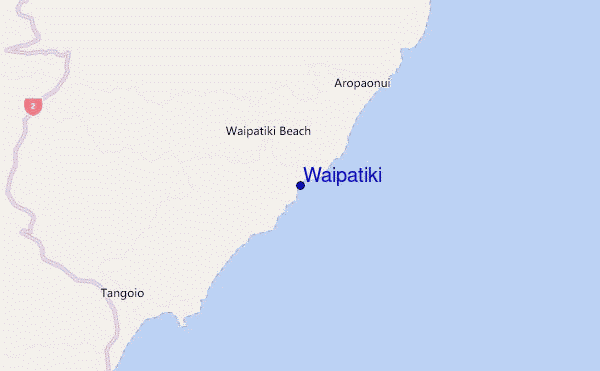 carte de localisation de Waipatiki