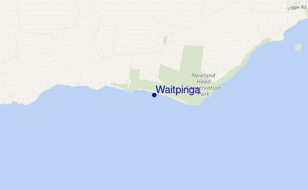 carte de localisation de Waitpinga