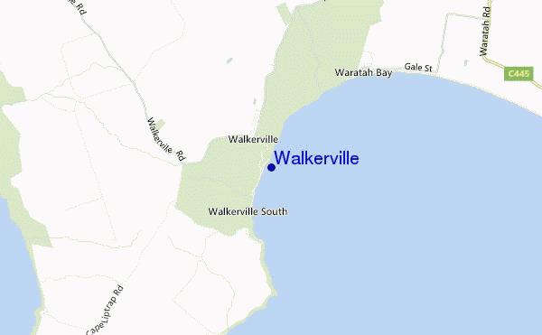 carte de localisation de Walkerville