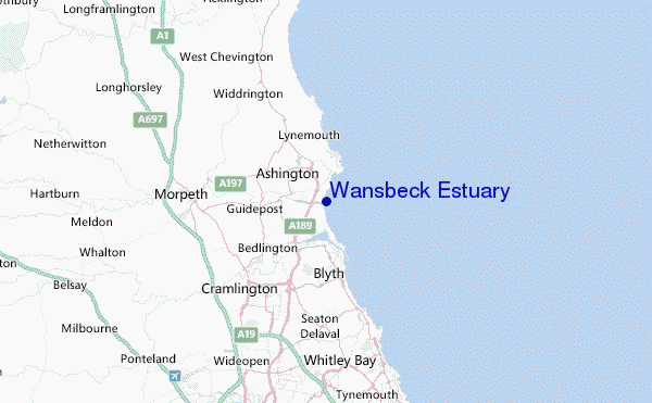 Wansbeck Estuary Location Map