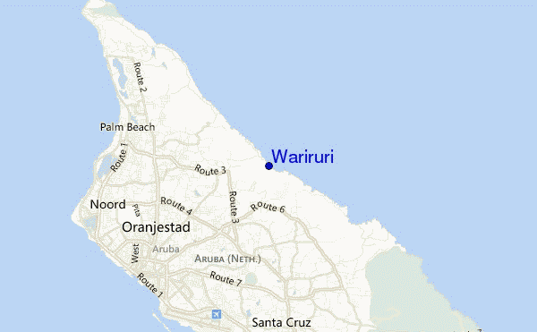 carte de localisation de Wariruri