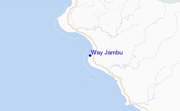 carte de localisation de Way Jambu