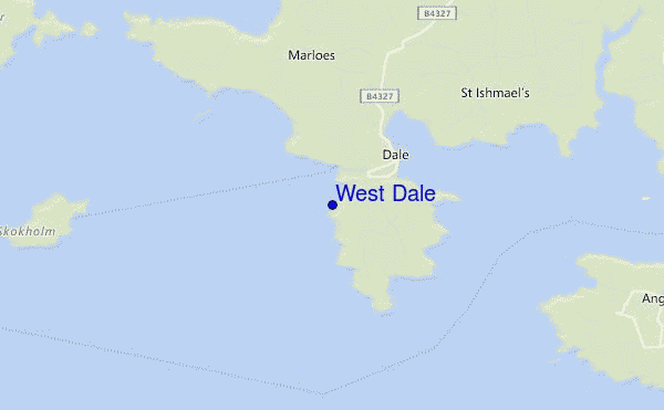 carte de localisation de West Dale