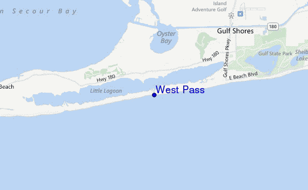 carte de localisation de West Pass