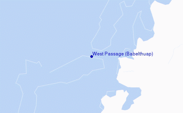 carte de localisation de West Passage (Babelthuap)