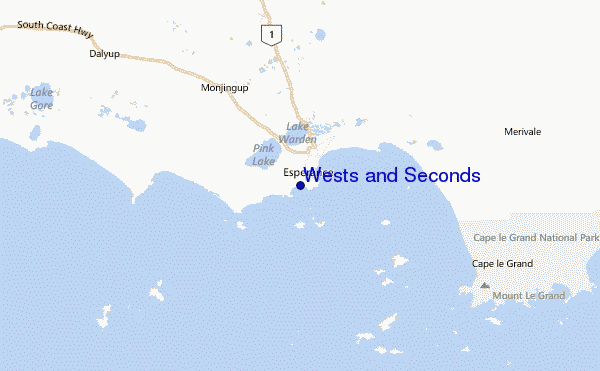 Wests and Seconds Location Map