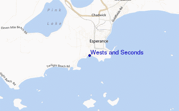 carte de localisation de Wests and Seconds