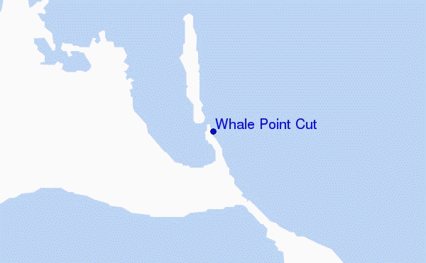 carte de localisation de Whale Point Cut
