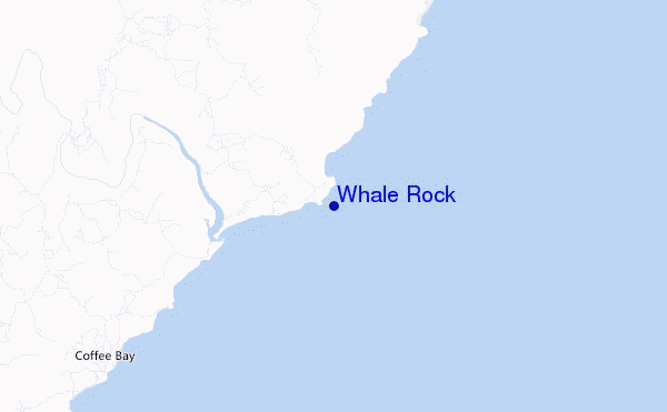 carte de localisation de Whale Rock