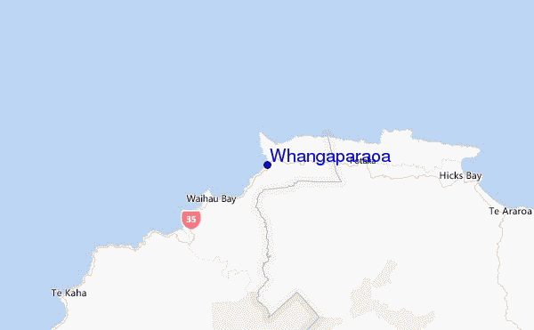 Whangaparaoa Location Map