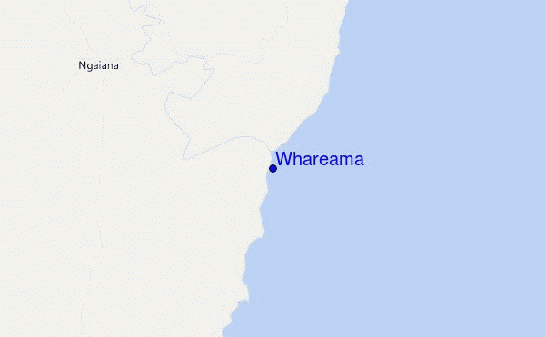 carte de localisation de Whareama