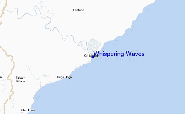 Whispering Waves Location Map