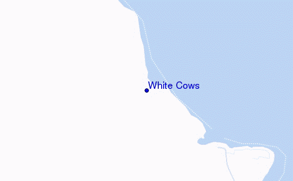 carte de localisation de White Cows