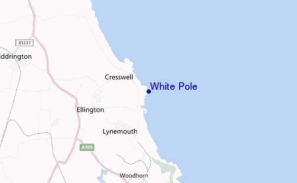 carte de localisation de White Pole