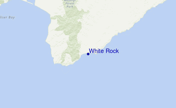 White Rock Location Map