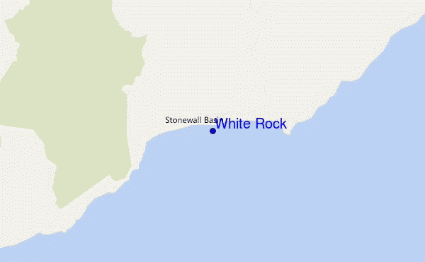 carte de localisation de White Rock