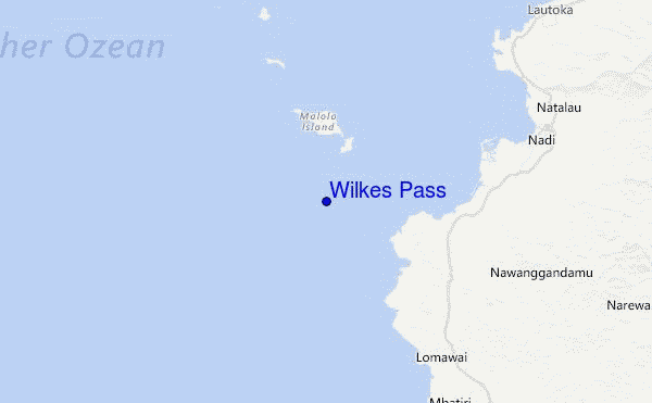 Wilkes Pass Location Map