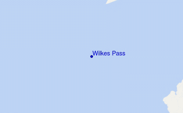 carte de localisation de Wilkes Pass