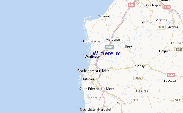 Wimereux Location Map