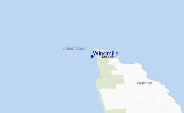 carte de localisation de Windmills
