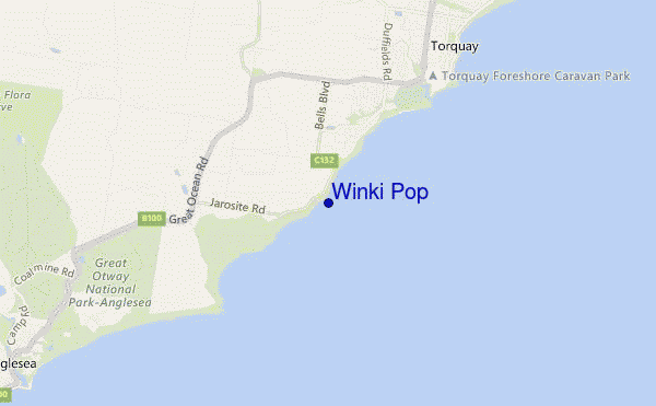 carte de localisation de Winki Pop