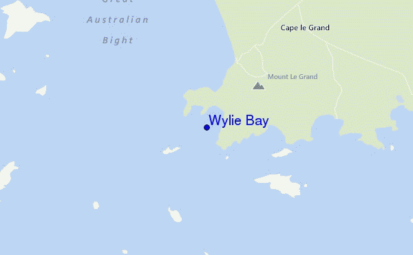 carte de localisation de Wylie Bay