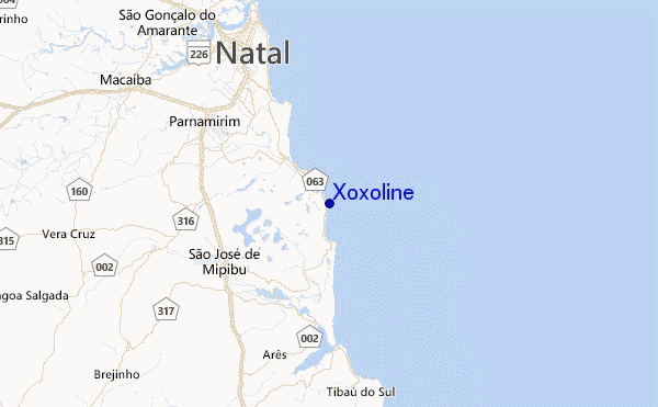 Xoxoline Location Map