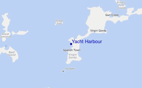 carte de localisation de Yacht Harbour