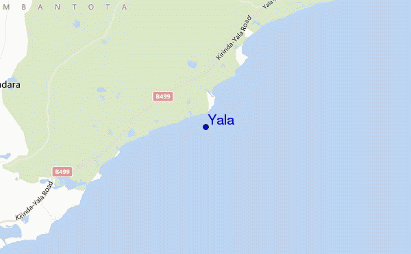 carte de localisation de Yala