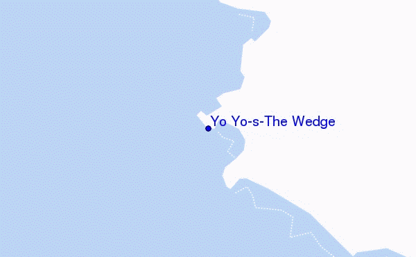 carte de localisation de Yo Yo's-The Wedge