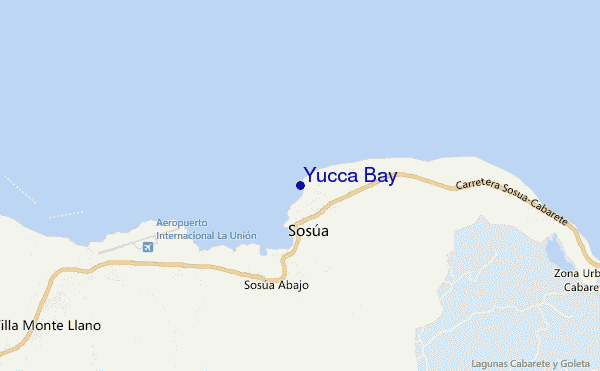 carte de localisation de Yucca Bay