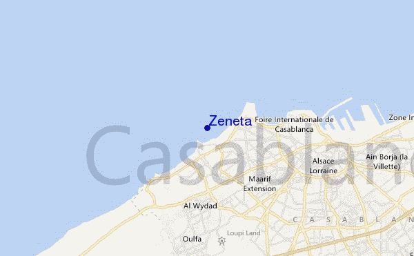 carte de localisation de Zeneta